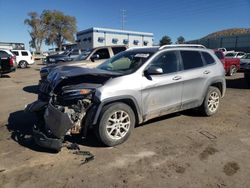 Salvage cars for sale at Anthony, TX auction: 2015 Jeep Cherokee Latitude