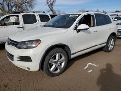 Salvage cars for sale from Copart Littleton, CO: 2012 Volkswagen Touareg V6 TDI