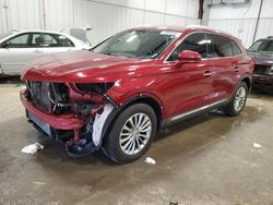 Salvage cars for sale at Franklin, WI auction: 2017 Lincoln MKX Select