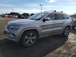 SUV salvage a la venta en subasta: 2016 Jeep Grand Cherokee Overland