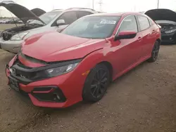 Honda Civic ex salvage cars for sale: 2020 Honda Civic EX