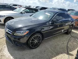 Salvage cars for sale at Arcadia, FL auction: 2021 Mercedes-Benz C 300 4matic