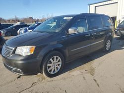 Salvage cars for sale at Duryea, PA auction: 2011 Chrysler Town & Country Touring L