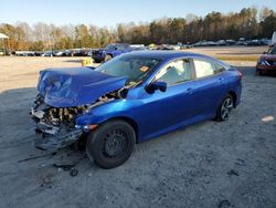 Salvage cars for sale from Copart Charles City, VA: 2020 Honda Civic LX