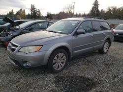 Vehiculos salvage en venta de Copart Graham, WA: 2009 Subaru Outback 2.5I Limited