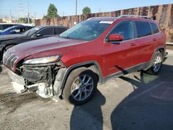 Salvage cars for sale at Wilmington, CA auction: 2017 Jeep Cherokee Latitude