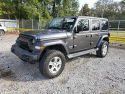 Jeep Wrangler Unlimited Sport salvage cars for sale: 2018 Jeep Wrangler Unlimited Sport