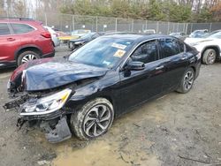 Salvage cars for sale at Waldorf, MD auction: 2017 Honda Accord EXL