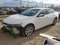 Chevrolet salvage cars for sale: 2020 Chevrolet Malibu LT