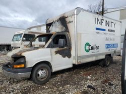 Salvage trucks for sale at Franklin, WI auction: 2018 Chevrolet Express G3500