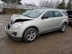 Salvage cars for sale at Davison, MI auction: 2014 Chevrolet Equinox LS