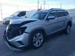 Salvage cars for sale at Sun Valley, CA auction: 2021 Volkswagen Atlas SE