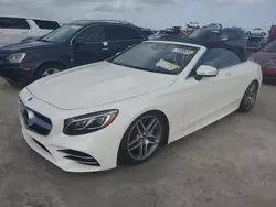 Salvage cars for sale at Riverview, FL auction: 2018 Mercedes-Benz S 560