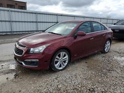 Chevrolet salvage cars for sale: 2015 Chevrolet Cruze LTZ