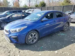 Salvage cars for sale at Waldorf, MD auction: 2020 KIA Forte FE