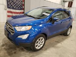 Salvage cars for sale from Copart Avon, MN: 2018 Ford Ecosport SE