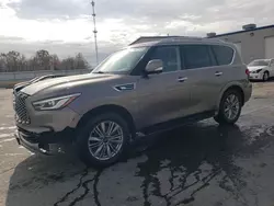 Carros salvage sin ofertas aún a la venta en subasta: 2019 Infiniti QX80 Luxe