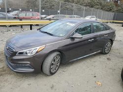 Salvage cars for sale from Copart Waldorf, MD: 2015 Hyundai Sonata Sport