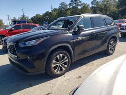 Salvage cars for sale at Savannah, GA auction: 2020 Toyota Highlander Hybrid XLE