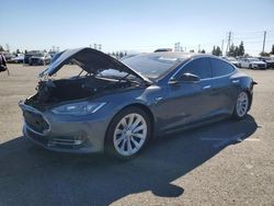 Salvage cars for sale from Copart Rancho Cucamonga, CA: 2013 Tesla Model S