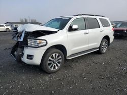 Salvage cars for sale from Copart Airway Heights, WA: 2017 Toyota Sequoia Limited