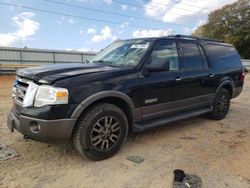 Salvage cars for sale at Chatham, VA auction: 2007 Ford Expedition EL XLT