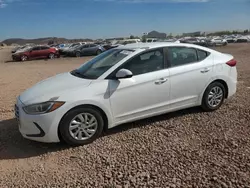 Salvage cars for sale at Phoenix, AZ auction: 2017 Hyundai Elantra SE