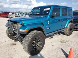 Jeep salvage cars for sale: 2020 Jeep Wrangler Unlimited Sahara