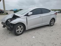 Salvage cars for sale at West Palm Beach, FL auction: 2014 Hyundai Elantra SE