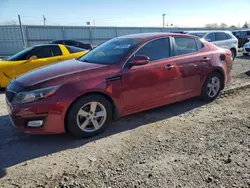 Salvage cars for sale at Dyer, IN auction: 2015 KIA Optima LX