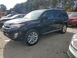 Salvage cars for sale at Seaford, DE auction: 2013 Toyota Highlander Hybrid Limited