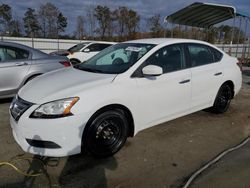 Salvage cars for sale at Spartanburg, SC auction: 2015 Nissan Sentra S