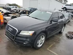 Salvage cars for sale at Sacramento, CA auction: 2016 Audi Q5 Premium Plus S-Line