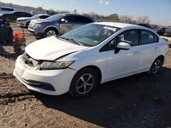 Honda salvage cars for sale: 2015 Honda Civic SE