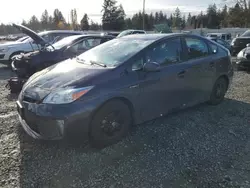 Salvage cars for sale at Graham, WA auction: 2015 Toyota Prius