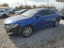 Salvage cars for sale at Columbus, OH auction: 2015 Chrysler 200 Limited