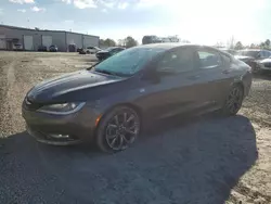 Salvage cars for sale from Copart Albany, NY: 2015 Chrysler 200 S