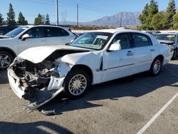 Salvage cars for sale at Rancho Cucamonga, CA auction: 2001 Lincoln Town Car Signature