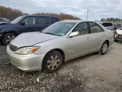 Vehiculos salvage en venta de Copart Windsor, NJ: 2002 Toyota Camry LE