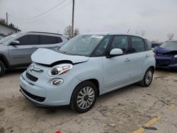 Salvage cars for sale at Pekin, IL auction: 2014 Fiat 500L Easy