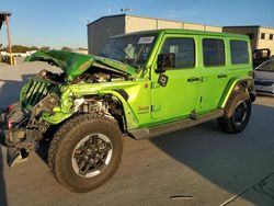 Salvage cars for sale at Wilmer, TX auction: 2019 Jeep Wrangler Unlimited Rubicon