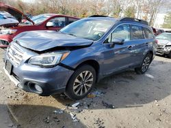 Salvage cars for sale at North Billerica, MA auction: 2017 Subaru Outback 2.5I Limited