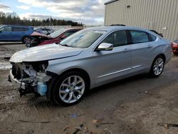 Chevrolet salvage cars for sale: 2017 Chevrolet Impala Premier