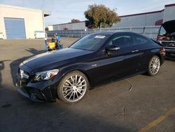 Salvage cars for sale at Hayward, CA auction: 2019 Mercedes-Benz C 43 AMG