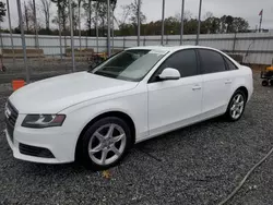 Salvage cars for sale at Spartanburg, SC auction: 2009 Audi A4 2.0T Quattro