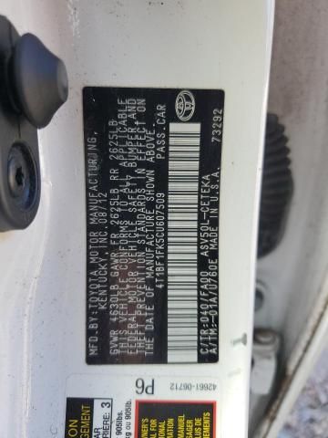 2012 Toyota Camry Base