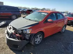 Chevrolet salvage cars for sale: 2012 Chevrolet Sonic LT