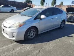 Salvage cars for sale at Wilmington, CA auction: 2011 Toyota Prius