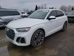 Salvage cars for sale at Bowmanville, ON auction: 2022 Audi SQ5 Premium