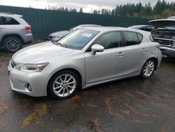 Salvage cars for sale at Arlington, WA auction: 2011 Lexus CT 200